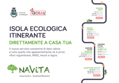 Modugno, dal 1° ottobre arriva l’Isola Ecologica Itinerante