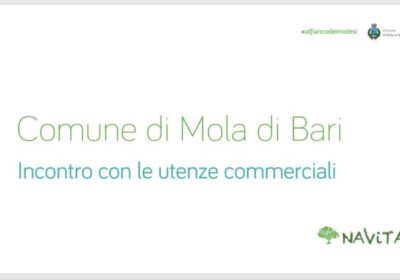 Mola di Bari: 3 incontri per conoscere il nuovo calendario delle utenze non domestiche
