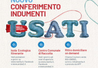 Modugno, cambia il sistema di raccolta degli indumenti usati
