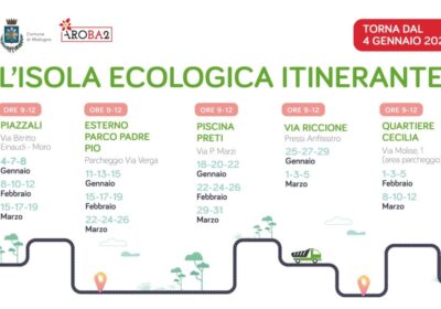 Modugno, torna nel 2021 l’Isola Ecologica Itinerante