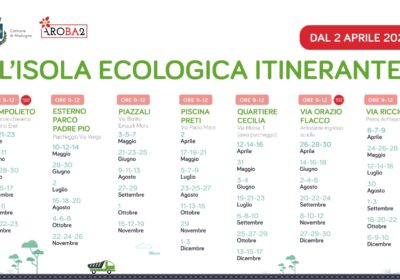 Modugno, dal 2 aprile 2021 due nuove tappe per l’Isola Ecologica Itinerante