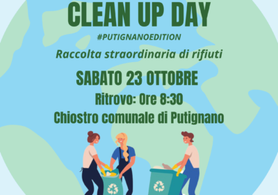 Clean up day Putignano, una raccolta straordinaria di rifiuti