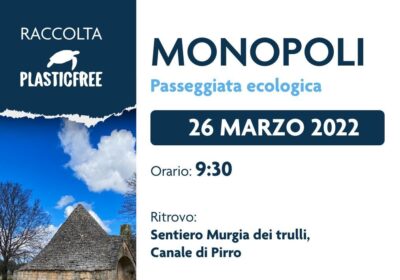 Monopoli: trekking e raccolta rifiuti nel Canale di Pirro (Murgia dei Trulli)