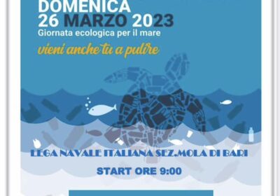 Mola di Bari: Giornata Ecologica “A Pesca di Plastica”