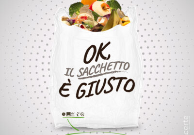 Bitetto dà il via a “Ok, il sacchetto è giusto”: la nuova campagna di sensibilizzazione sul riciclo degli imballaggi in bioplastica compostabile