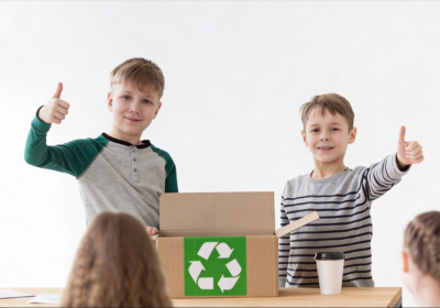 Modugno, distribuiti i contenitori per la raccolta differenziata nelle scuole