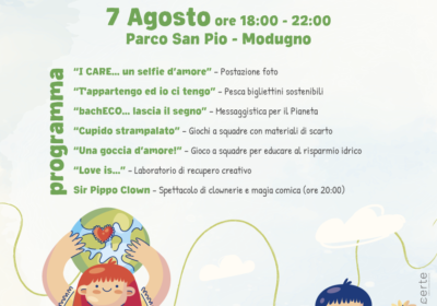 Modugno: “I CARE: un pianeta da custodire”